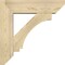 Ekena Millwork Imperial Slat Rough Sawn Bracket w/ Offset Brace, Douglas Fir, 8"W x 30"D x 30"H BKT0806X30X30IMP06RDF - alternate 3